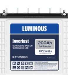 Luminous Inverlast 200Ah Tubular Battery ILTT25060 – Inverter Battery