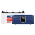 Luminous Zolt 1100 900VA 12V Pure Sine Wave Inverter with Red Charge RC 16000 135Ah Short Tubular Battery Combo for home power backup