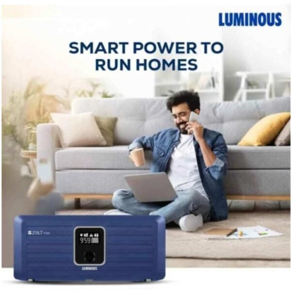 Luminous Zolt 1700 1500VA 24V Pure Sine Wave Inverter for home and office UPS power backup