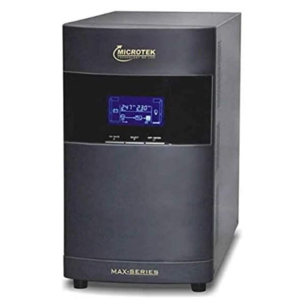 Microtek Max+ 3 KVA 72V Sine Wave High Frequency Online UPS with In-Built Battery – Home and Office UPS