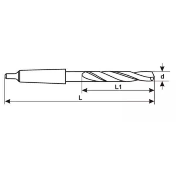 Miranda HSS regular taper shank drill