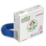 Polycab Etira 1.5 sqmm Single Core FR Copper PVC Blue Cable 90m