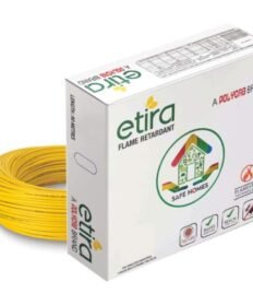 Polycab Etira 1.5 sqmm Single Core FR Copper PVC Yellow Cable 90m