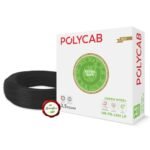 Polycab Maxima Plus 1 sqmm Single Core FR Copper PVC Black Cable 90m