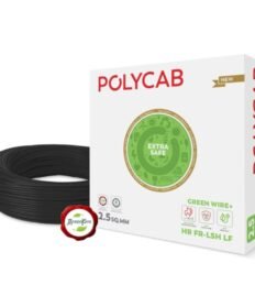 Polycab Maxima Plus 1 sqmm Single Core FR Copper PVC Black Cable 90m