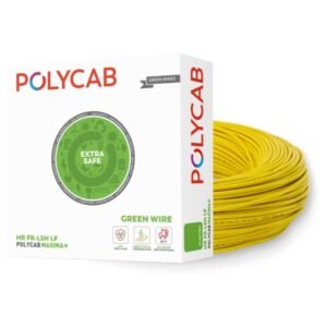 Polycab Maxima Plus 1.5 sqmm Single Core FR Copper PVC Yellow Cable 90m