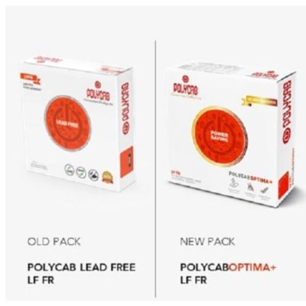 Polycab Optima Plus 1.5 sqmm 1 Core Red FRLF Wire 90m