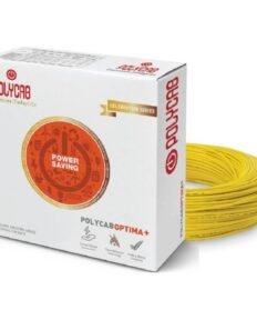 Polycab Optima Plus 1 sqmm 1 Core Yellow FRLF Wire 90m