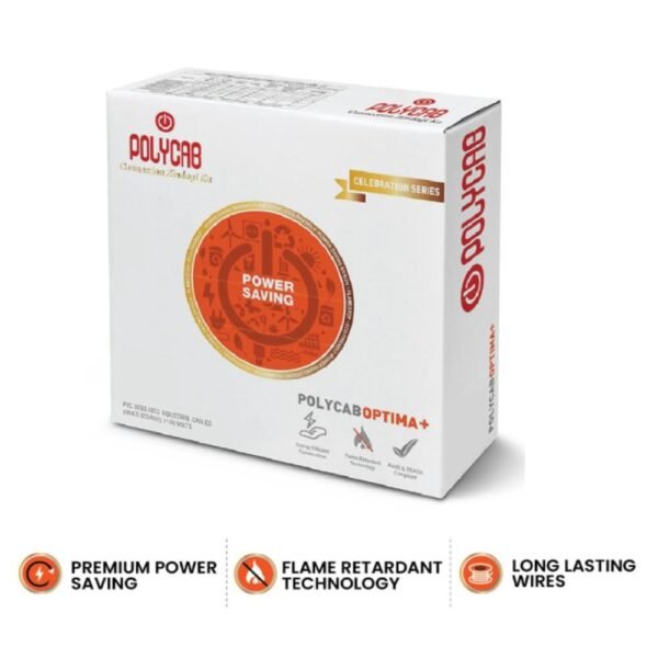 Polycab Optima Plus 0.75 sqmm 1 Core Green FRLF Wire 90m