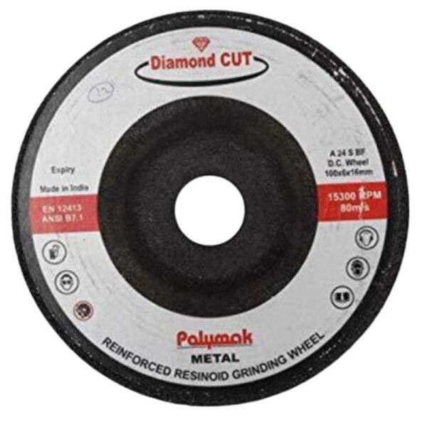 Polymak Diamond Cut Depressed Centre Grinding Wheel 4 Inch Pack of 200