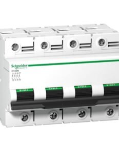 Schneider Electric Acti 9 C120N 100A C-Curve 4P MCB A9N18374 – 4 Pole Miniature Circuit Breaker