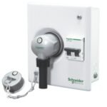 Schneider Electric Acti 9 20A Metal Single Door Plug and Socket Unit with 2 Modules A9HMS220 – Enclosure Accessory