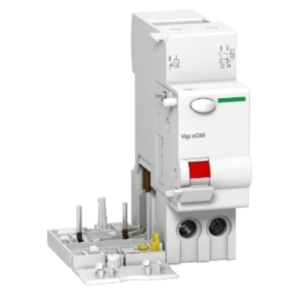 Schneider Electric Acti 9 Vigi xC60 25A AC 30mA DP Earth Leakage Add-On Block A9N26581 – ELCB Add-On Module