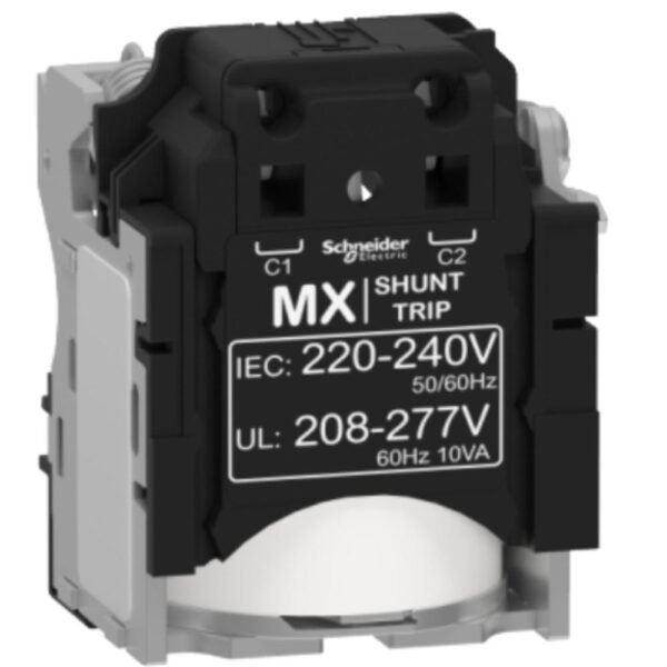 Schneider Electric MX 220-240V AC Shunt Trip Voltage Release MCCB LV429387 – MCCB Accessory