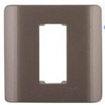 Schneider Electric Zencelo India 1 Module Surround and Gridplate IN8401C white modular switch cover frame pack of 10.