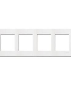 Alt Text Schneider Electric ZENcelo India 8 Module Square Surround and Gridplate Pack of 3