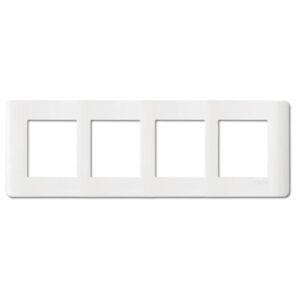 Alt Text Schneider Electric ZENcelo India 8 Module Square Surround and Gridplate Pack of 3