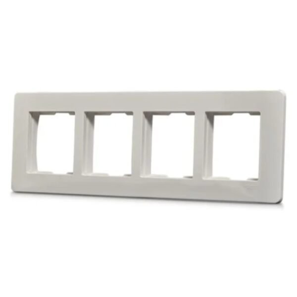 Alt Text Schneider Electric ZENcelo India 8 Module Square Surround and Gridplate Pack of 3