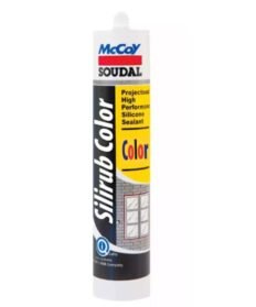 Soudal 280 ml RAL 8007 Silirub Color Silicone Sealant, FG0070 (Pack of 24 Pcs) | Pack of 24
