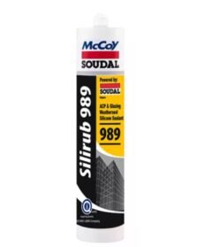 Soudal 405 g Grey Silirub 989 Silicone Sealant, FG0170 | Pack of 1