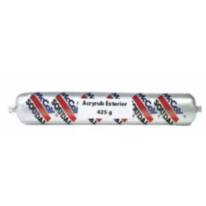 Soudal 390 g Grey Alusil Acrylic Sealant, FG0141 (Pack of 24 Pcs) | Pack of 24
