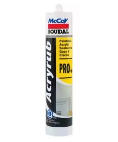 Soudal 450 g White Siliconized CS+ Acrylic Sealant, FG0103 (Pack of 24 Pcs) | Pack of 24