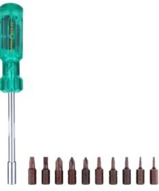 Taparia BDS 125 Steel Bit Driver Set 8x125mm