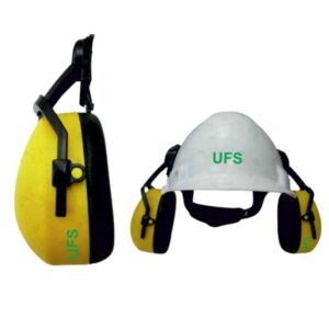 UFS Yellow Coloured Earmuff with Attachable Helmet EP 187