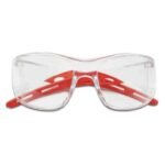 venus-e-306-chc-af-clear-vision-lens-polycarbonate-lens-rimless-frame-eye-protection-goggles-with-anti-fog-uv-protection-and-anti-front