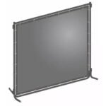 Westward J4042 6x6ft Gray Welding Screen