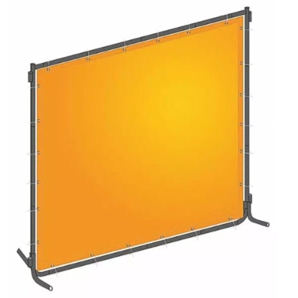 Westward J4041 4x6ft Yellow Orange Welding Screen