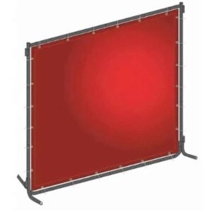 Westward J4043 8x6ft 0.014 Inch Red Welding Screen