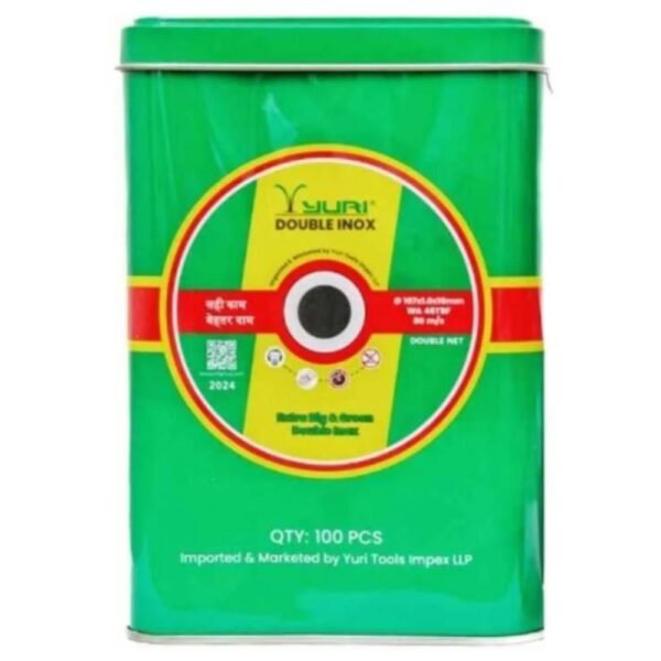 Yuri Double Inox WA46TBF Cutting Wheel 107x1.0x16mm Pack of 100