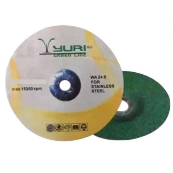 Yuri WA24 Greenline Professional 4 Inch Grinding Wheel 100x6x16mm Pack of 15