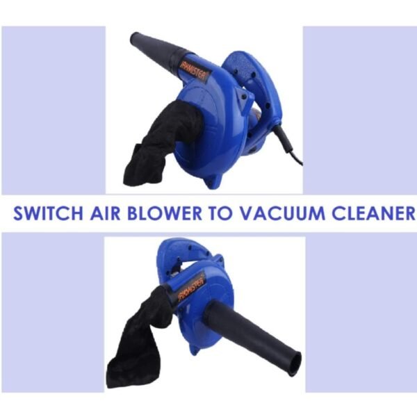 Jakmister 600W blue air blower with extension pipe and dust collector